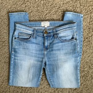Current/Elliott size 26 Stiletto Spectator light wash denim blue jeans
